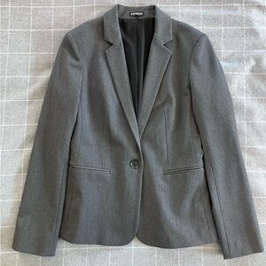 Express Women's Charcoal Suit (Jacket + Skirt)